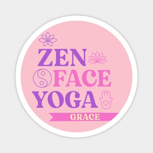 Zen Face Yoga Grace Face Yoga Magnet